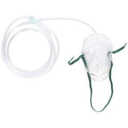Oxygen Mask w/ 7-Foot Tube,...