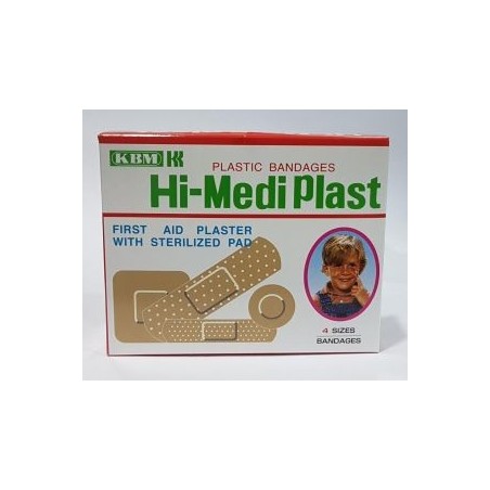 Hi-Mediplast Adh. Plaster Assorted Pkt/30