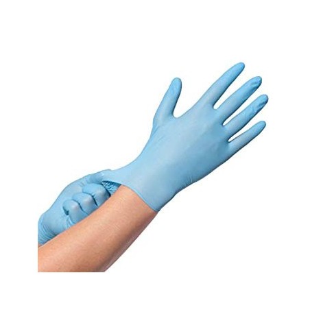 powder free nitrile exam gloves  medium