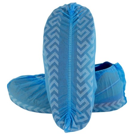 Shoe Cover Non-Woven, Anti-Skid, Blue