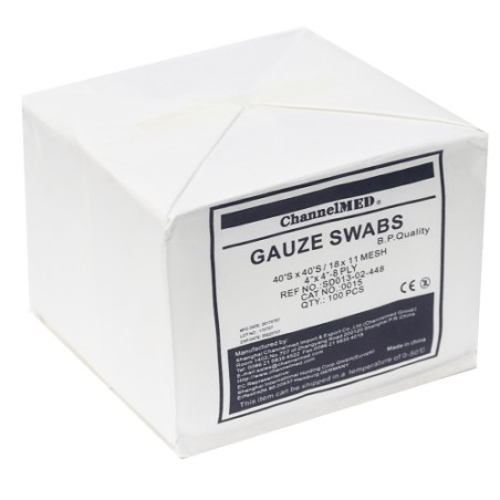 Gauze Swabs 4" x 4" - 8 Ply, N/S, 15*19 F
