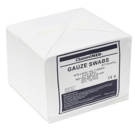 Gauze Swabs 4"x 8"x 8 Ply