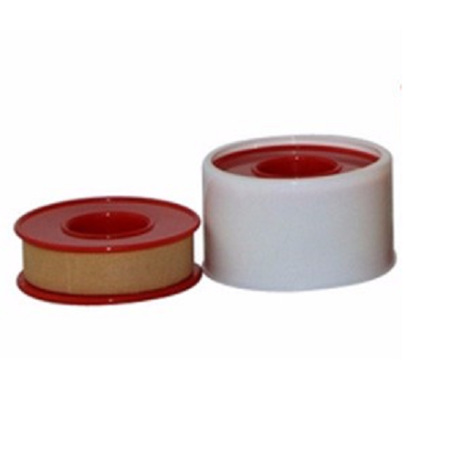 Zinc Oxide Adhesive Silk Plaster Brown w/Cover 1/2" x 5yd