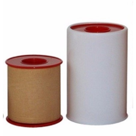 Zinc Oxide Adhesive Silk Plaster Brown w/Cover 2" x 5yds